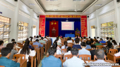 Huyện Gò Công Tây: Khai giảng lớp bồi dưỡng kiến thức Quốc phòng- An ninh cho đối tượng 4 cấp huyện, xã, thị trấn năm 2024