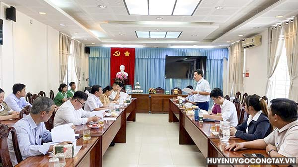 Huyện Gò Công Tây: Tổ chức họp Hội đồng đánh giá, phân hạng sản phẩm chương trình mỗi xã một sản phẩm OCOP đợt 1 năm 2025